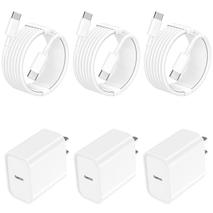 3 Pack Fast Charging iPhone 16 Charger