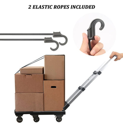 Folding Hand Truck Dolly with Adjustable Handle