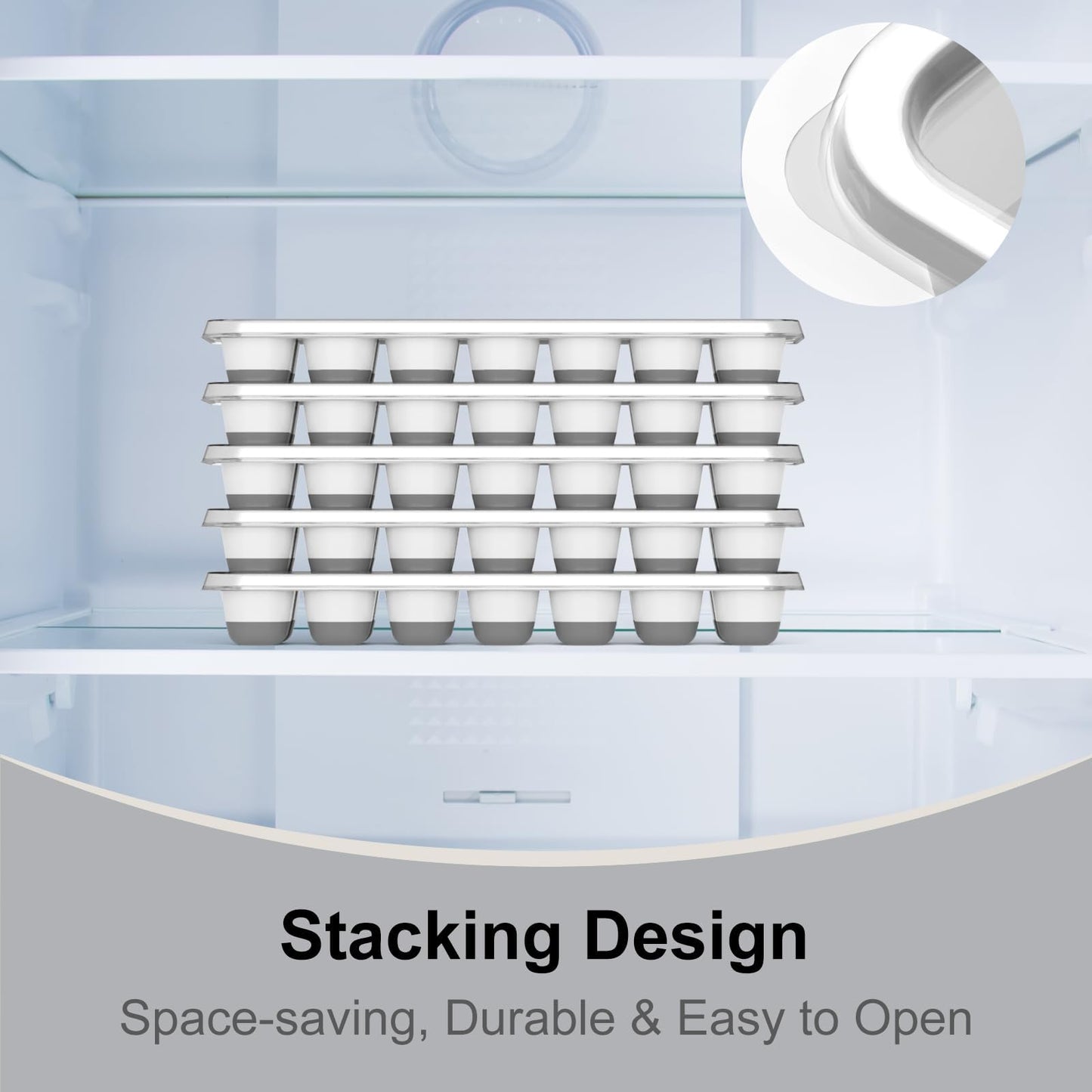 BPA-Free Ice Cube Tray Set for Drinks