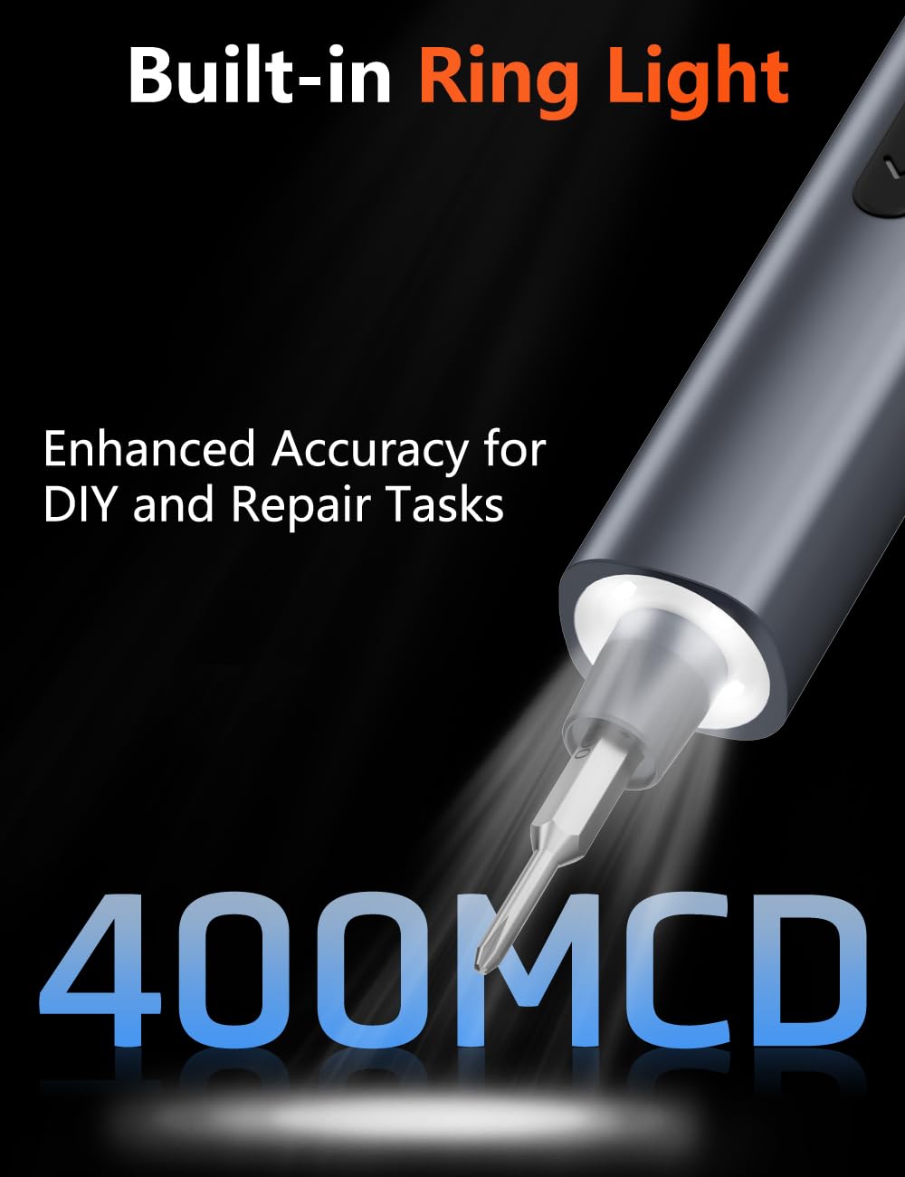Mini Electric Screwdriver Set with Torque Levels