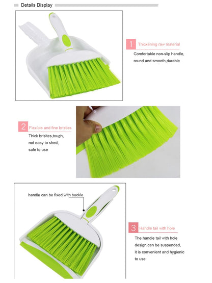 Mini Broom and Dustpan Set for Daily Cleaning