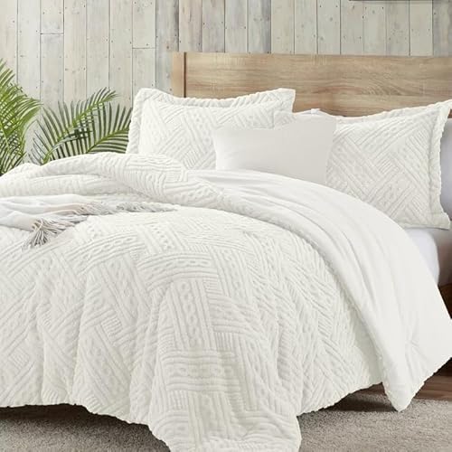 Homelike Moment Fluffy Sherpa Queen Comforter Set