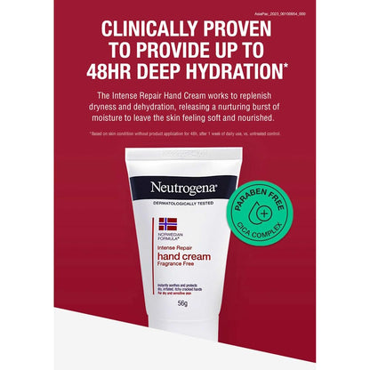 Neutrogena Fragrance-Free Hand Cream, 2 Ounce