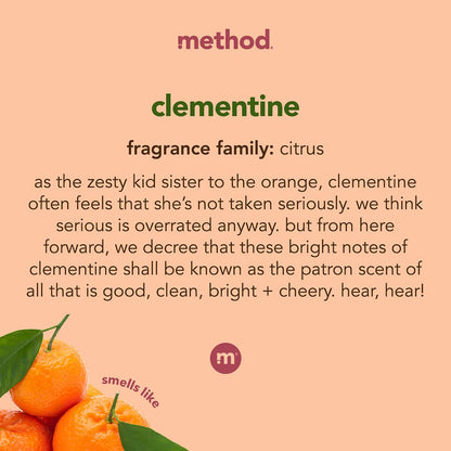 Method Clementine Gel Dish Soap, 18 Fl Oz