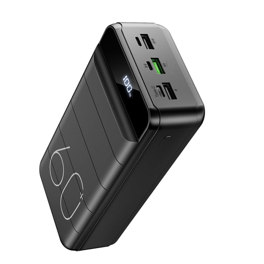 60000mAh Power Bank with Fast Charging & Flashlight