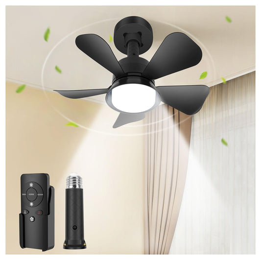 Dimmable Ceiling Fan with Light and Remote