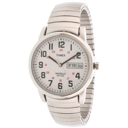 Timex Men's Easy Reader Silver-Tone Watch