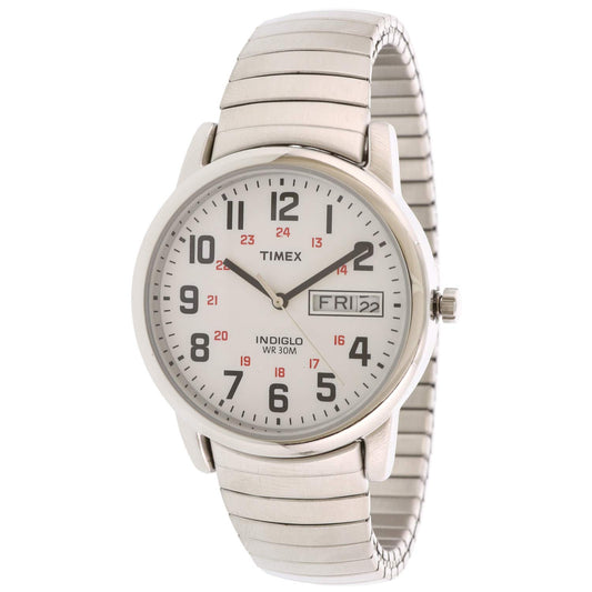 Timex Men's Easy Reader Silver-Tone Watch
