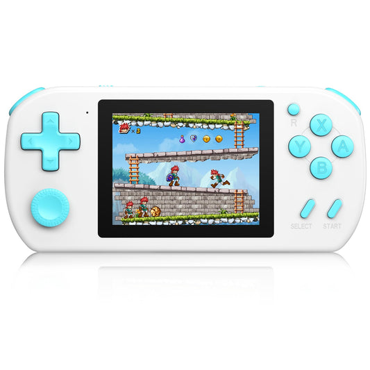 Beico Handheld Games for Kids Adults with Built in 268 Classic Retro Video Games,3.0'' Color Screen Rechargeable Portable Arcade Gaming Player,Boys Girls Travel Electronics Toys Birthday Gift (White)
