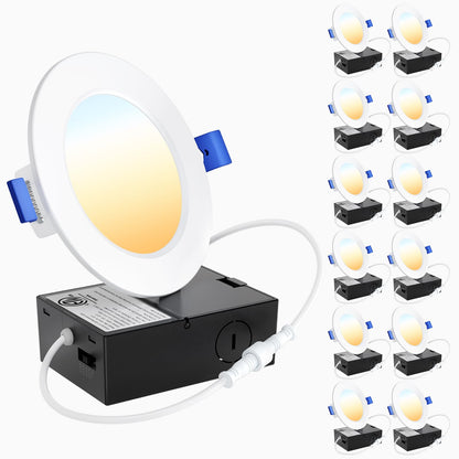 Dimmable 4 Inch LED Recessed Ceiling Lights