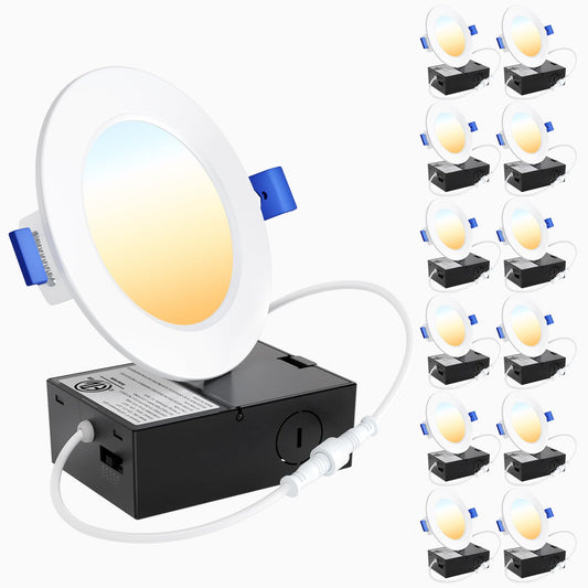 Dimmable 4 Inch LED Recessed Ceiling Lights