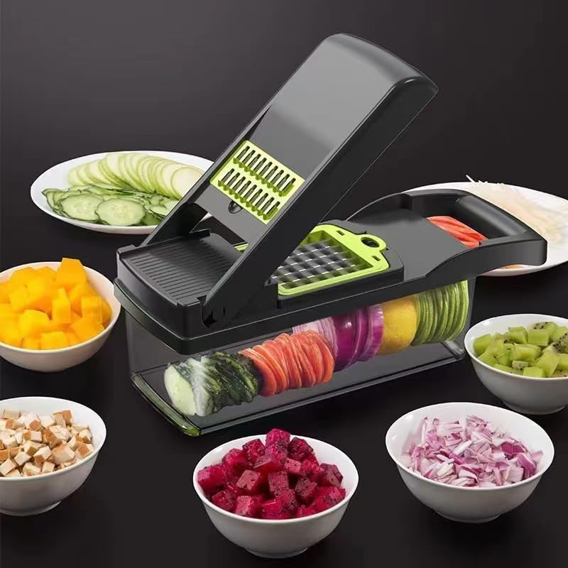 16-in-1 Vegetable Chopper with 8 Blades