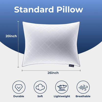 Wellos Standard Bed Pillows Set of 2