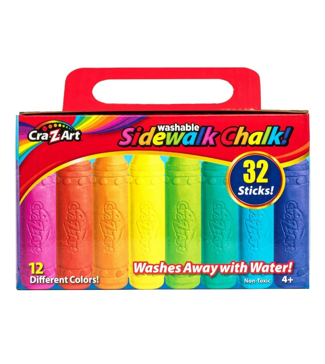 Cra-Z-Art 32 Count Sidewalk Chalk Set