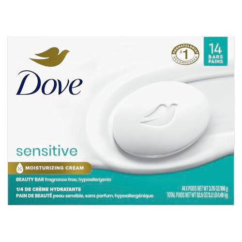 Dove Fragrance-Free Beauty Bar for Sensitive Skin