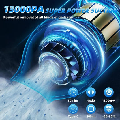 OMO Portable Cordless Handheld Vacuum Cleaner