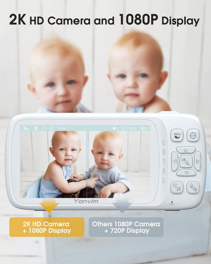 1080P Baby Monitor with Camera and Audio