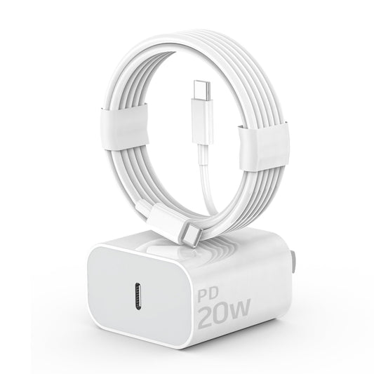 iPhone 16/15 USB-C Fast Charger, 20W + 60W 10FT Cable for iPhone 16/15/Plus/Pro/Max, iPad Pro 12.9/11, Mini 6, Air4