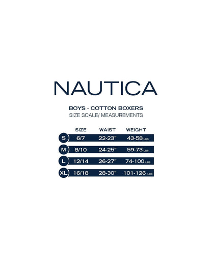 Nautica Boys' Underwear - 3 Pack, 6 Pack Stretch Cotton Boxer Briefs (Size: 4-18), Size 12-14, Black/Light Grey/Medium Grey-3pk