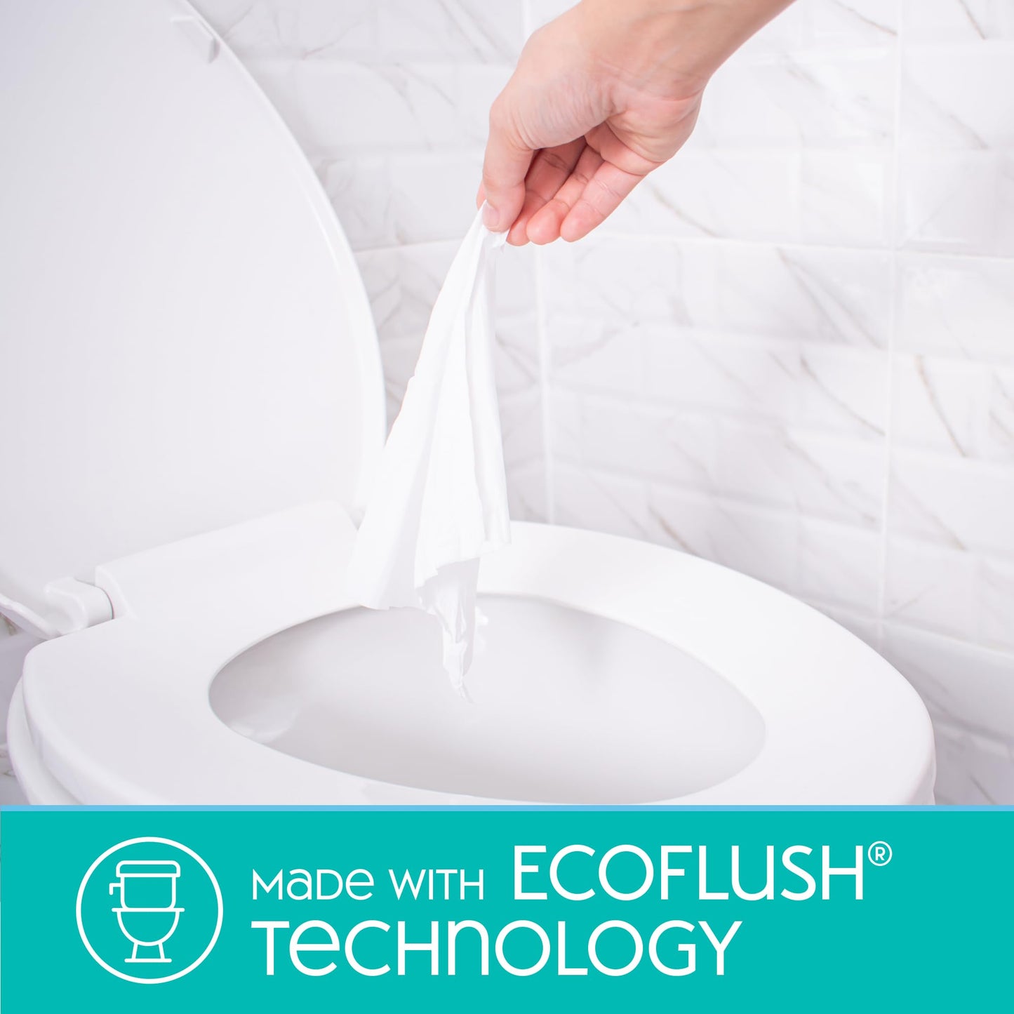 42 Count Nice 'N Clean Flushable Wipes