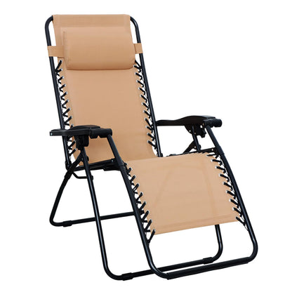 Zero Gravity Lounge Chair with Pillow by Amazon Basics