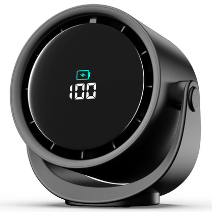 Portable Desk Fan with 5-Speed Strong Airflow