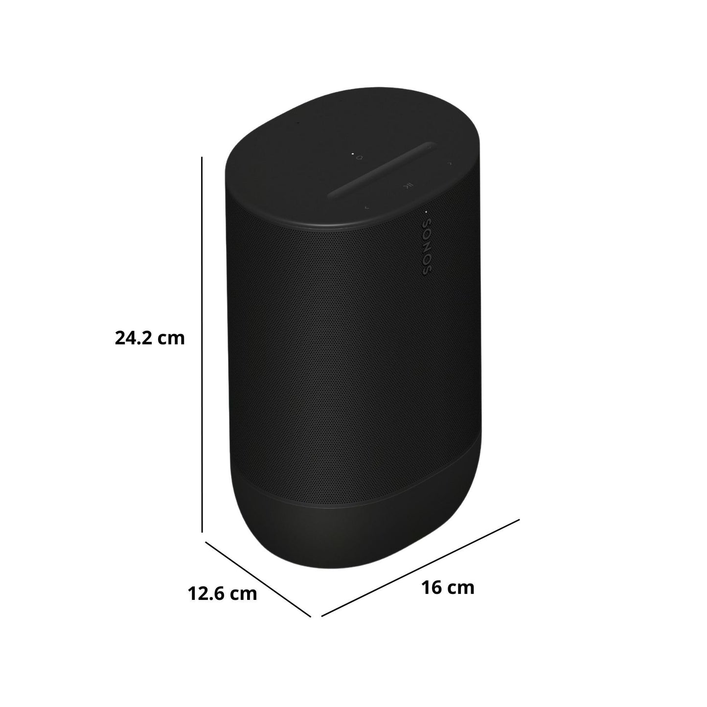 Sonos Move 2 Wireless Bluetooth Speaker - Black