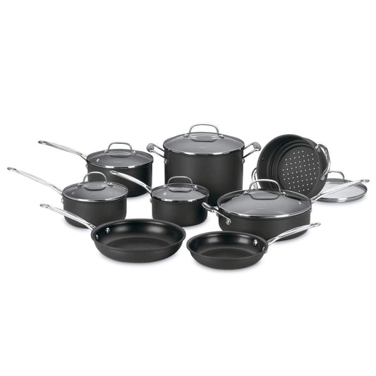 Add 2 to Your Cart!           Cuisinart 14-Piece Nonstick Cookware Set, Gray