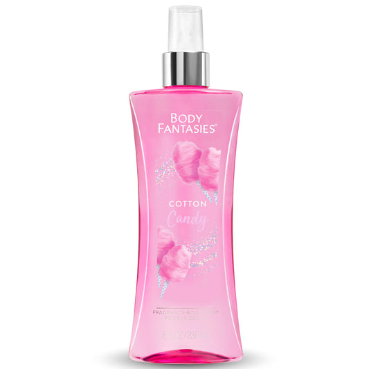 Body Fantasies Signature Fragrance Body Spray, Cotton Candy, 8 Fluid Ounce