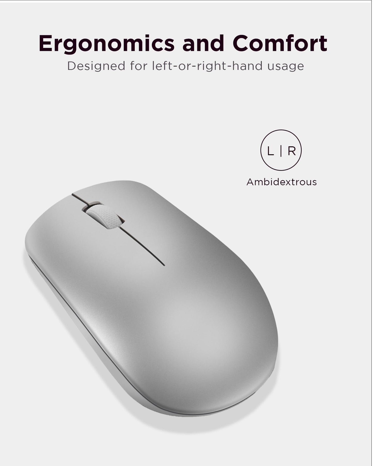Lenovo Wireless Mouse for PC and Laptop