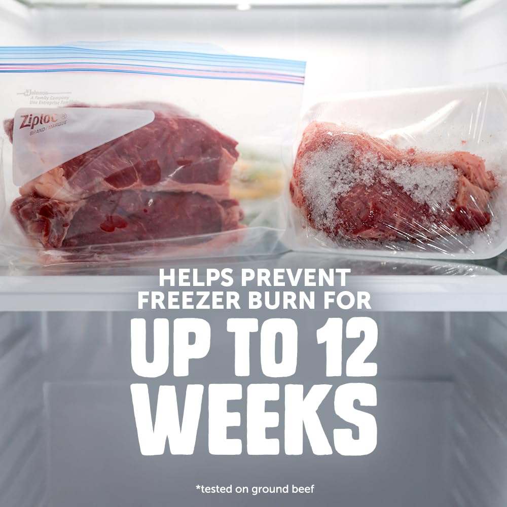 40 Count Ziploc Half Gallon Freezer Bags