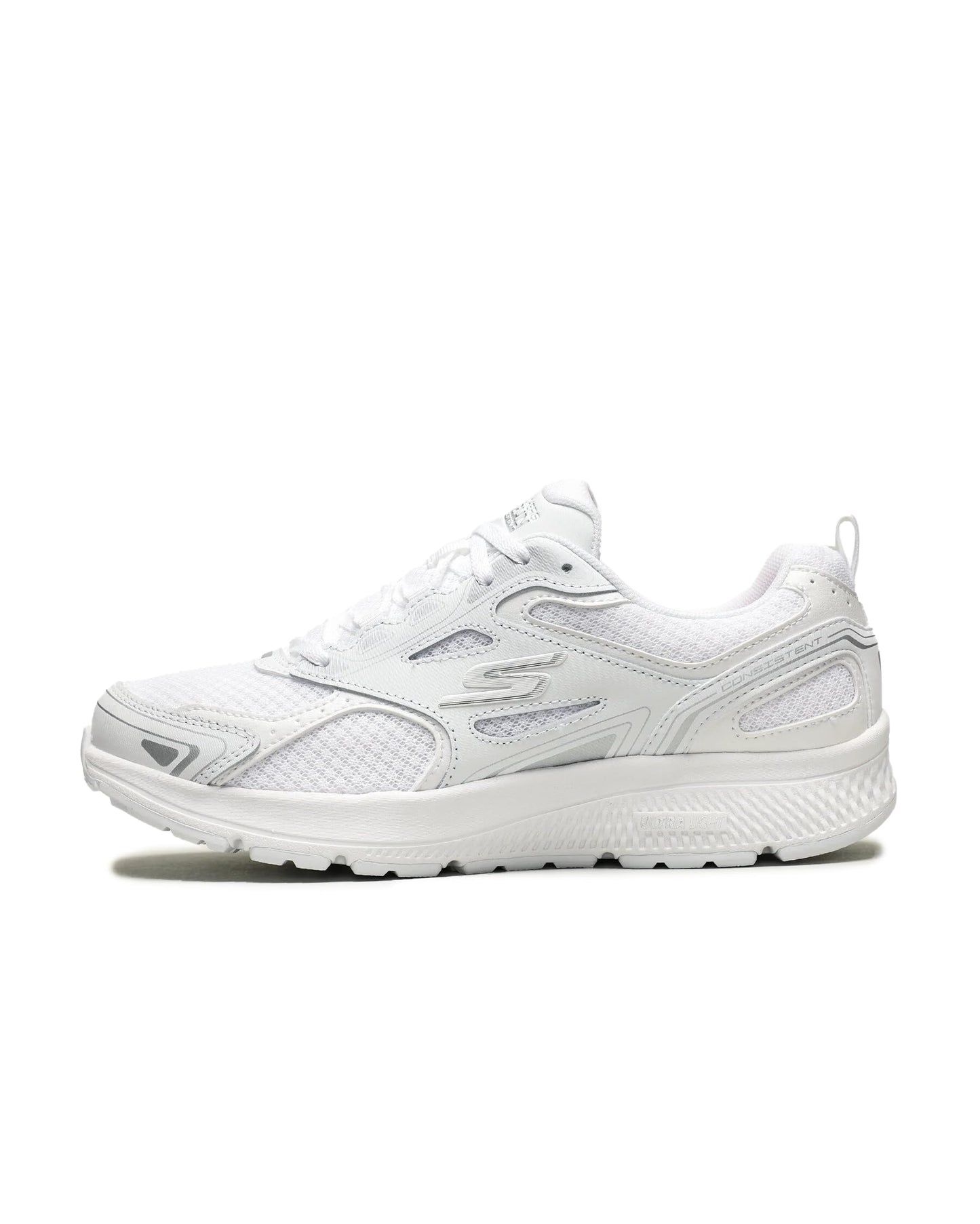 Skechers Women's White/Silver Consistent Sneakers Size 9