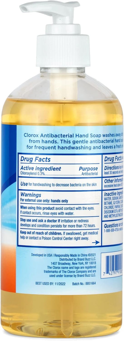 Clorox Antibacterial Hand Soap Pump - Citrus Burst