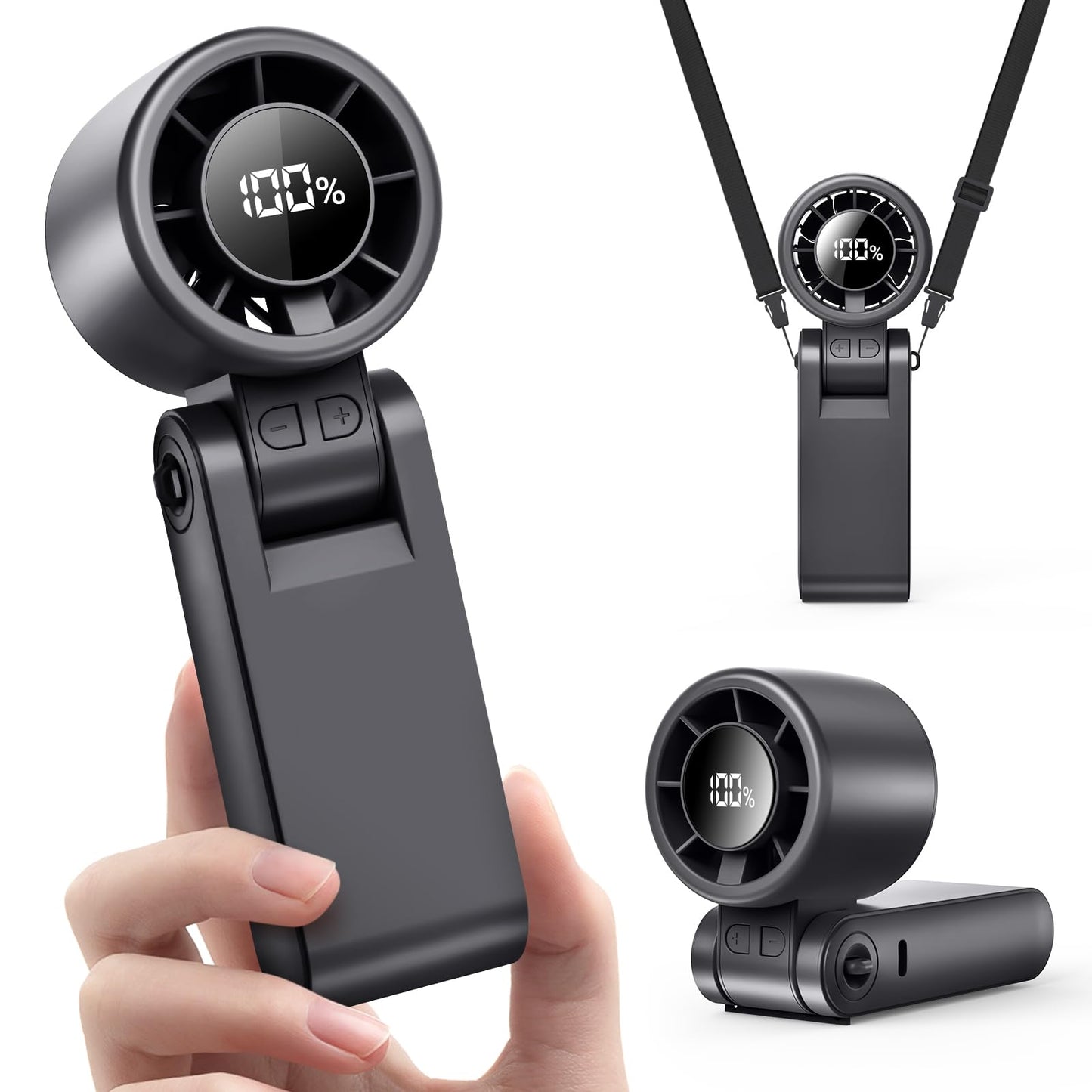 Portable 3-in-1 Turbo Fan for Outdoor Use