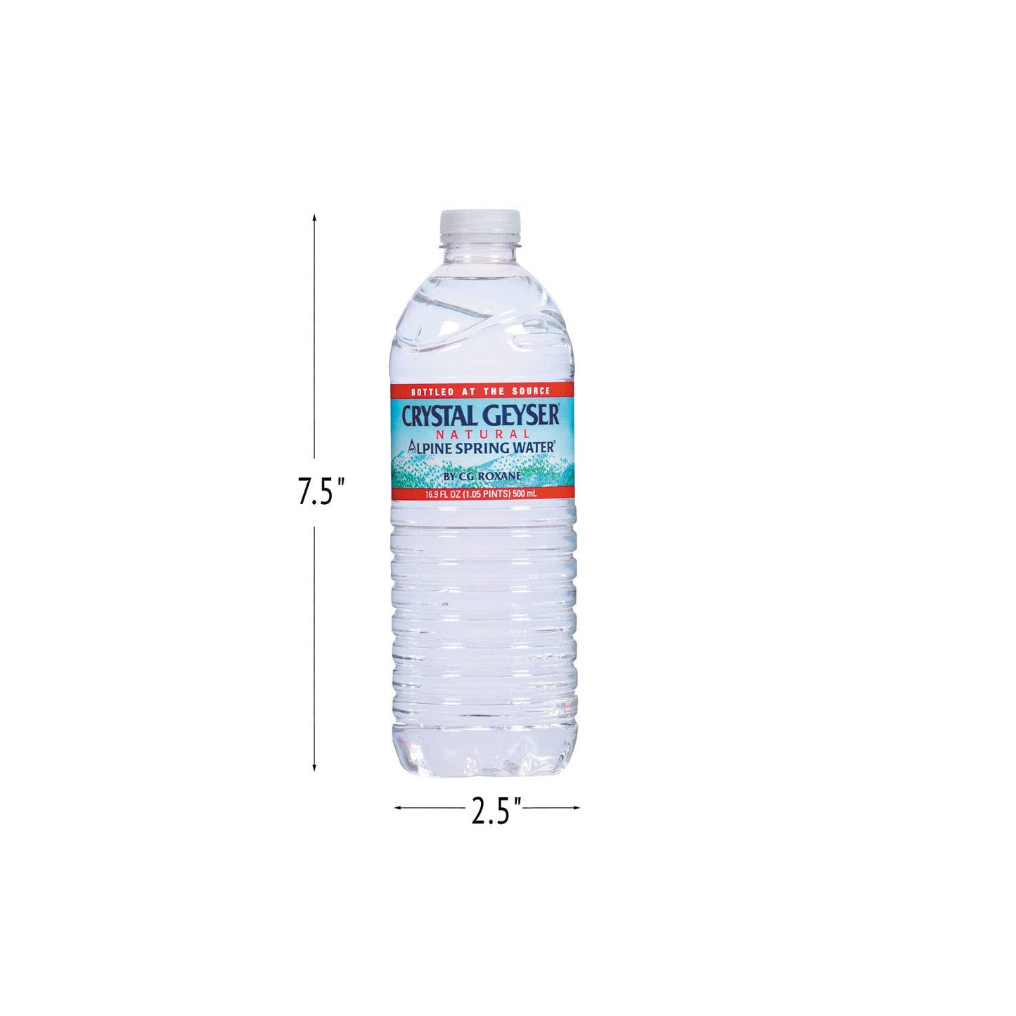 Crystal Geyser Spring Water, 16.9 Ounce, 35 Bottles