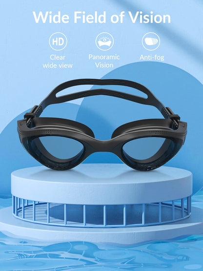Cienfy Unisex-Adult Swim Goggles, Polarized Goggles Swimming Men Women, Anti-fog Leak-proof Clear Vision Underwater