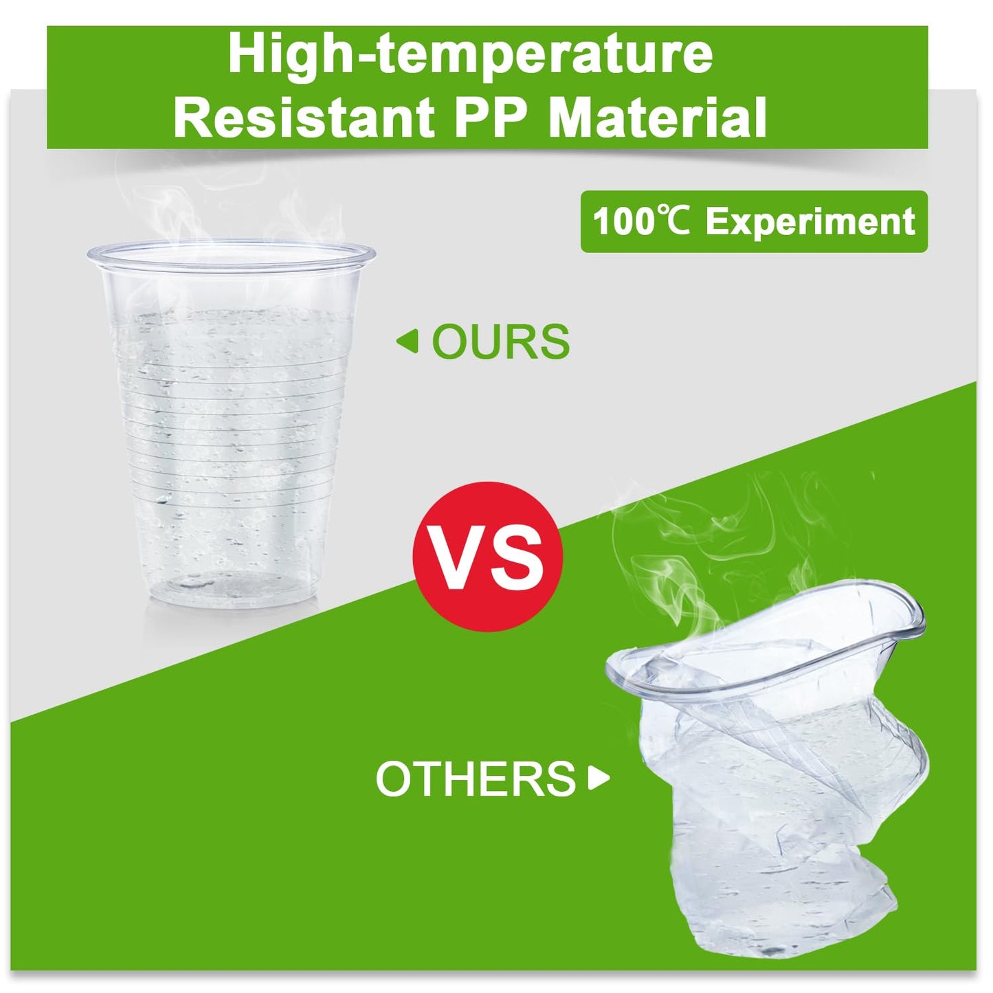 200 Pack Disposable Plastic Drinking Cups
