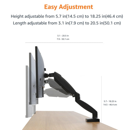 Adjustable Monitor Arm for 27" Displays