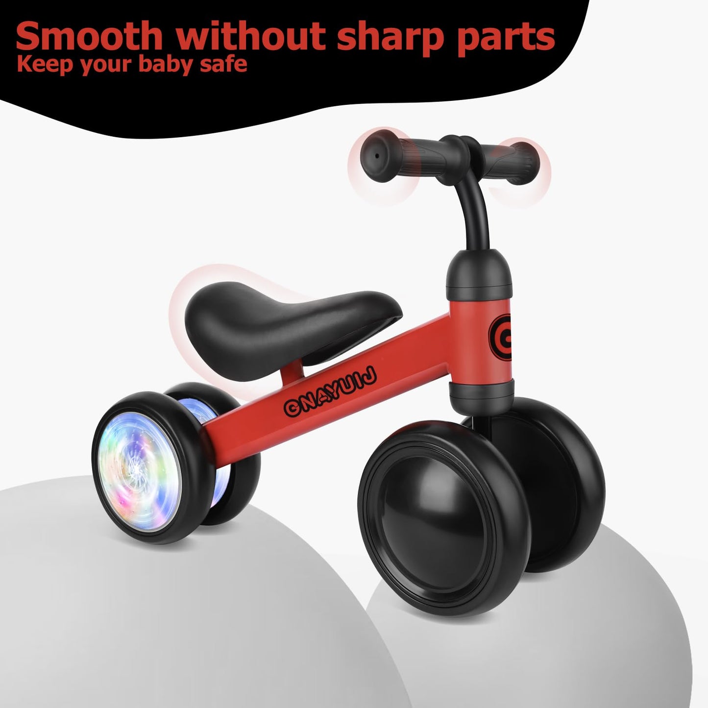 Balance Bike for 1 Year Olds - GNAYUIJ