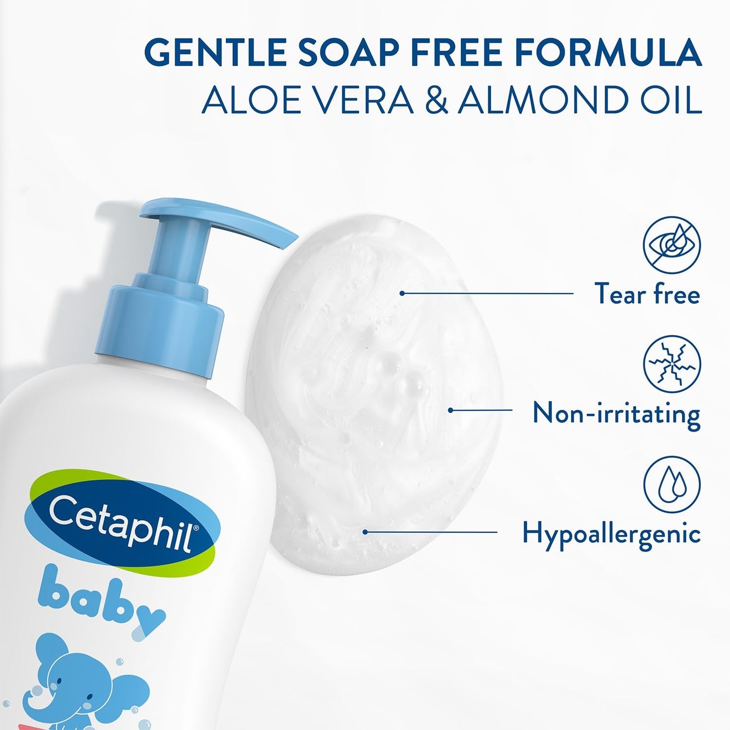 2 Pack Cetaphil Baby Wash & Shampoo 13.5oz