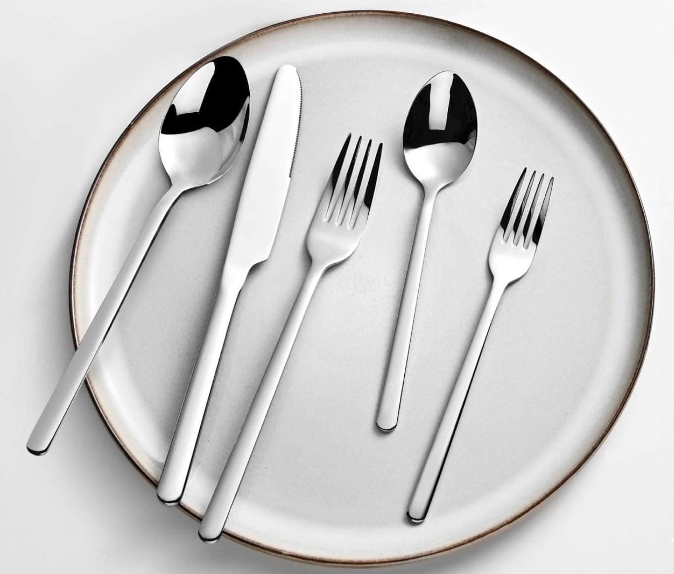 30-Piece KINGSTONE Stainless Steel Flatware Set