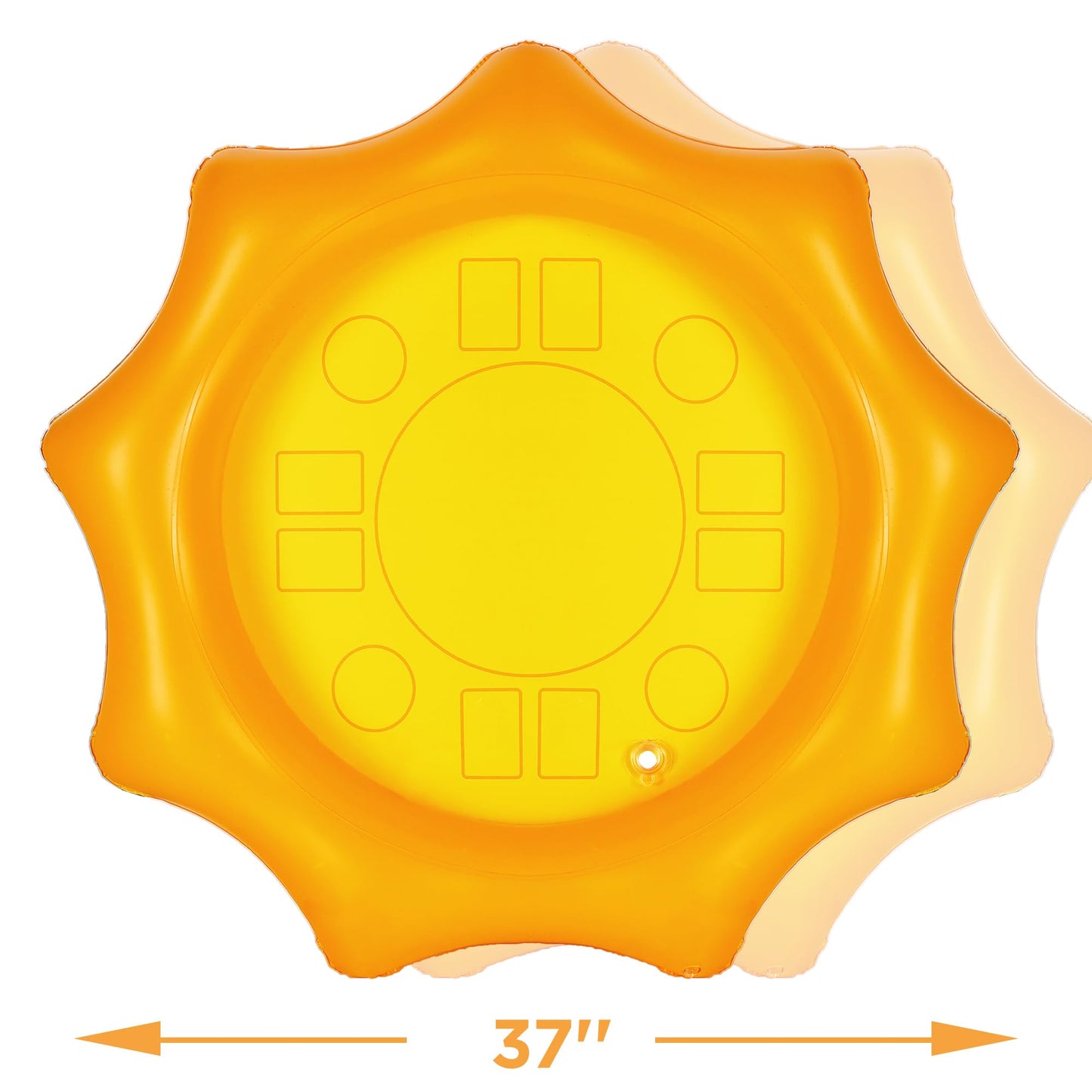 2-Pack Inflatable Serving Bars for Pool Parties