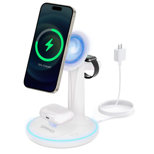 3-in-1 Magnetic Wireless Charger for Apple Devices