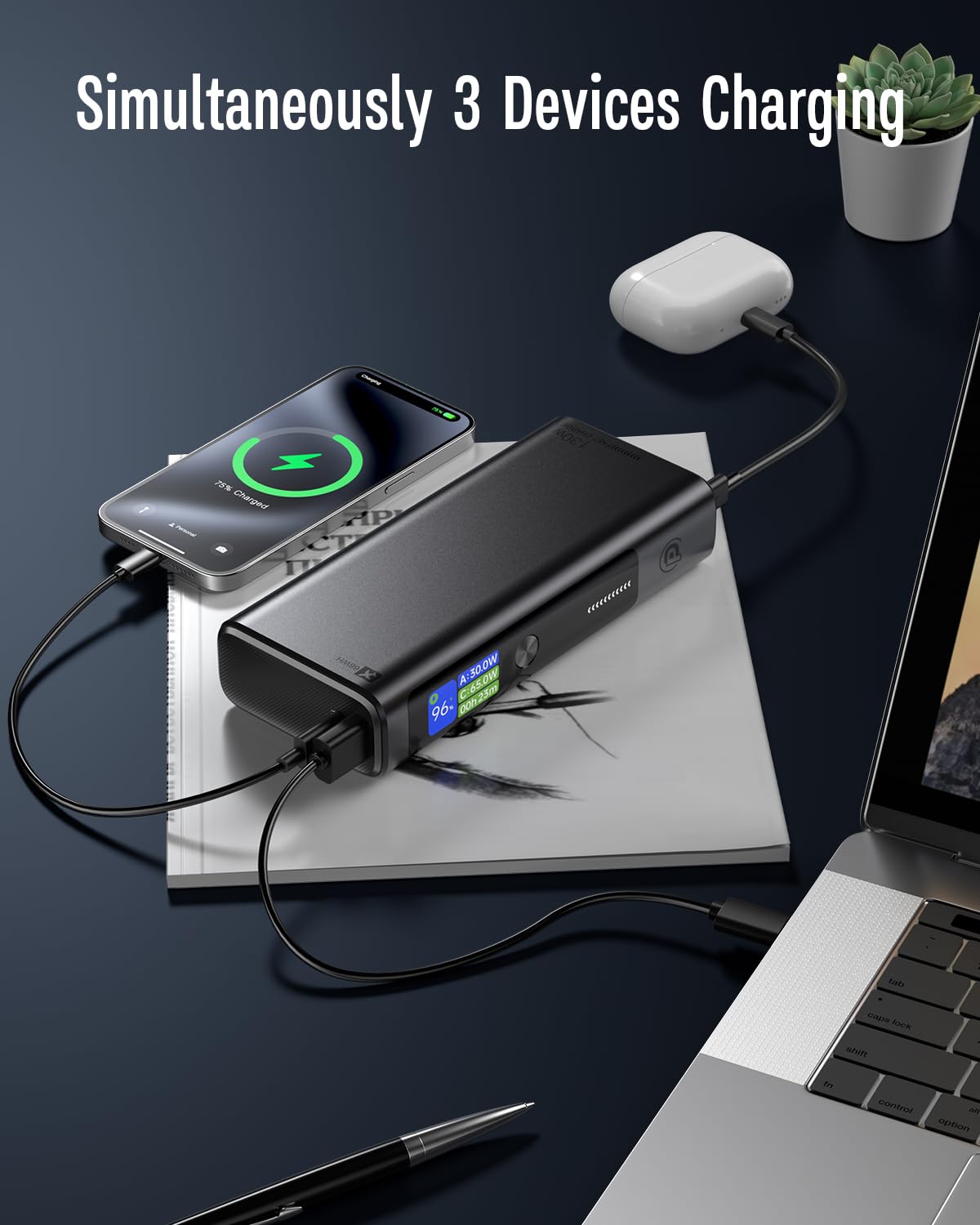 POWERADD PRO 130W Portable Laptop Charger