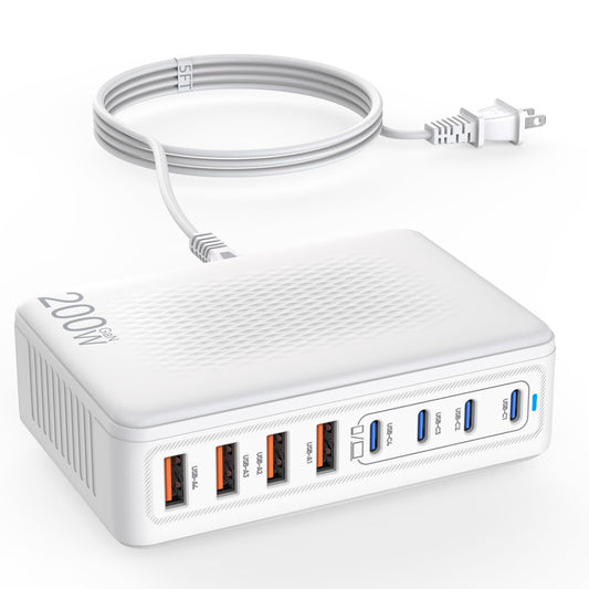 200W USB C Charging Station for Multiple Devices