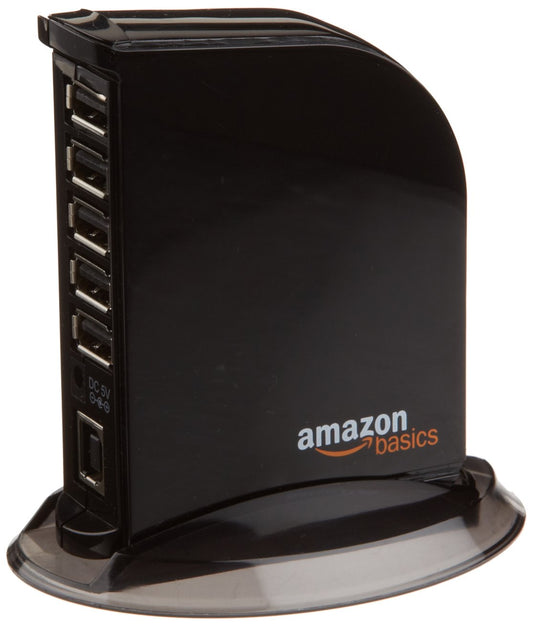 7-Port USB 2.0 Hub with Power Adapter