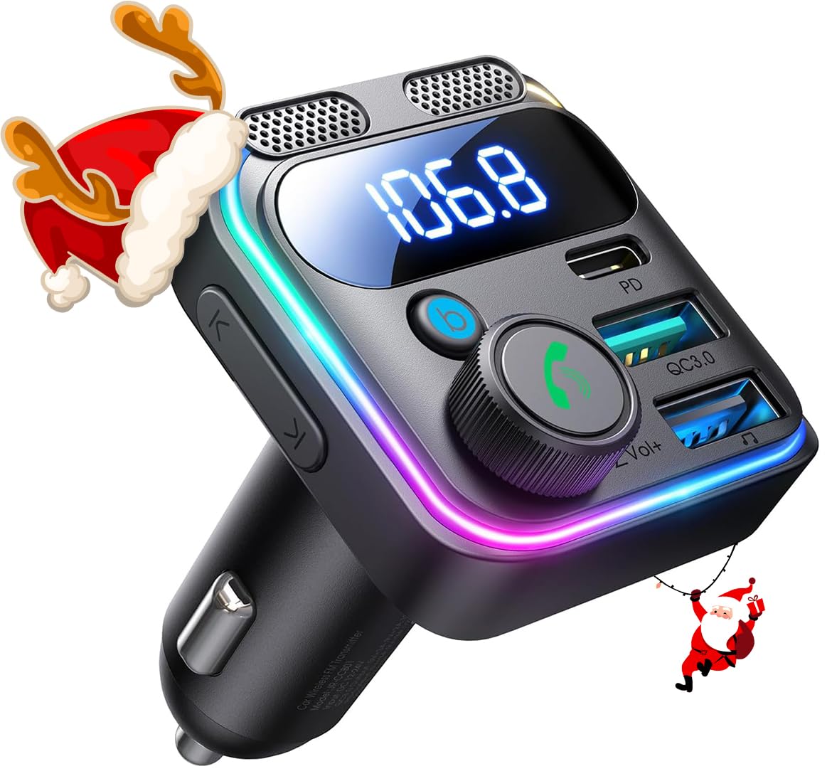 JOYROOM Bluetooth FM Transmitter Car Charger