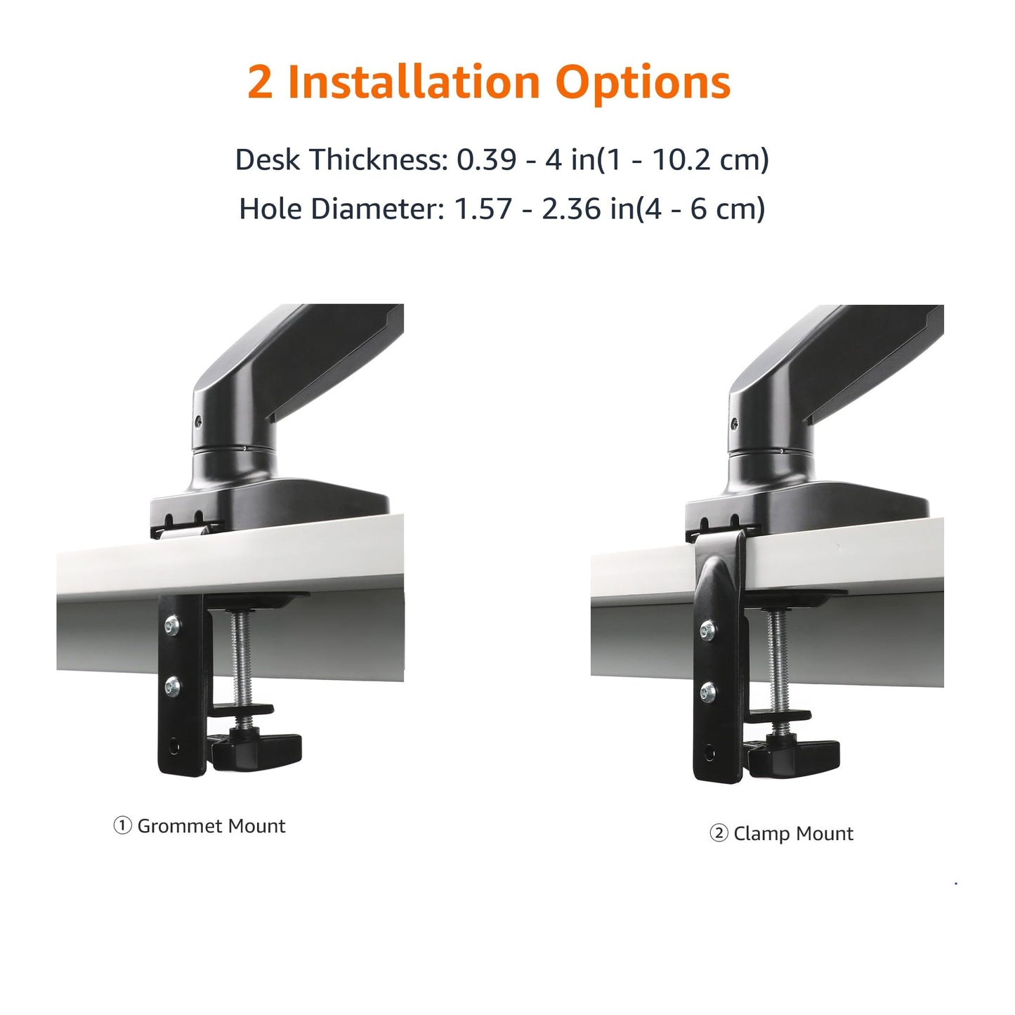 Adjustable Monitor Arm for 27" Displays