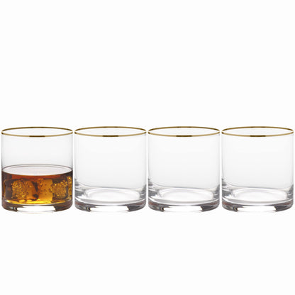 Mikasa 15-Ounce Double Old Fashioned Glass Set