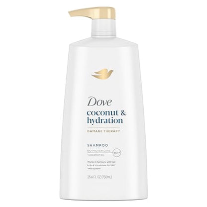ADD 2 TO YOUR CART ❗        Dove Ultra Care Shampoo Coconut and Hydration for Dry Hair Shampoo with Oil Blend of Coconut, Jojoba & Sweet Almond 25.4 oz